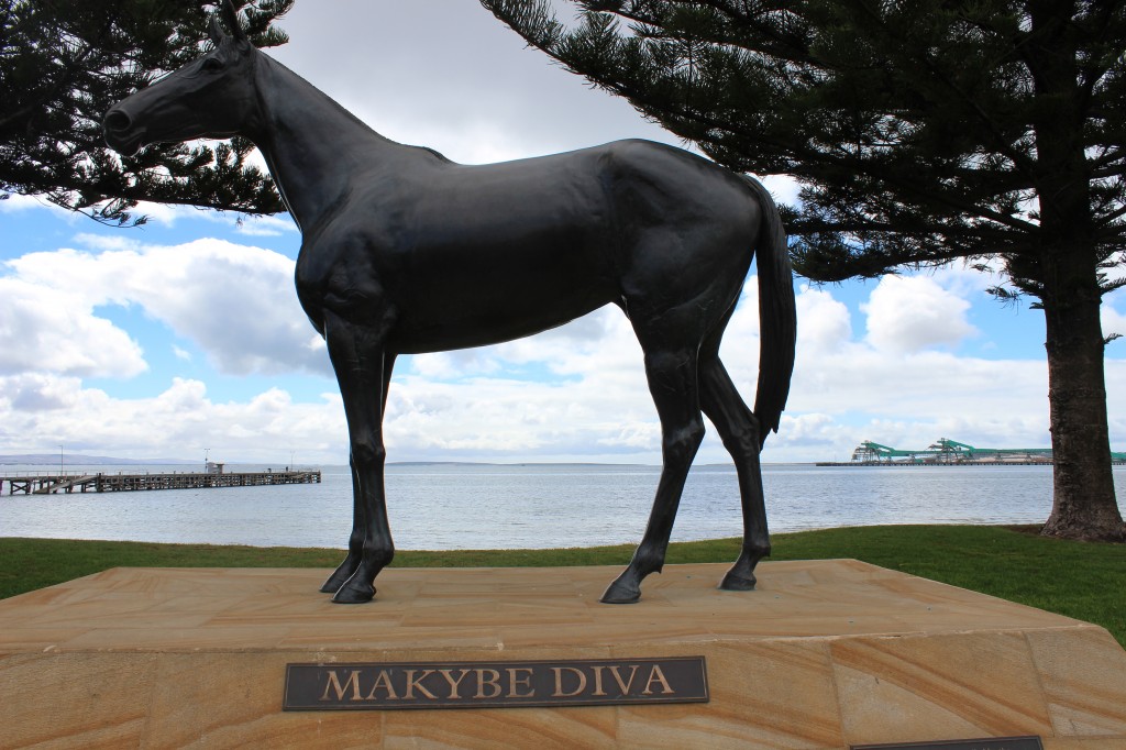 Makybe Diva Statue at Port Lincoln