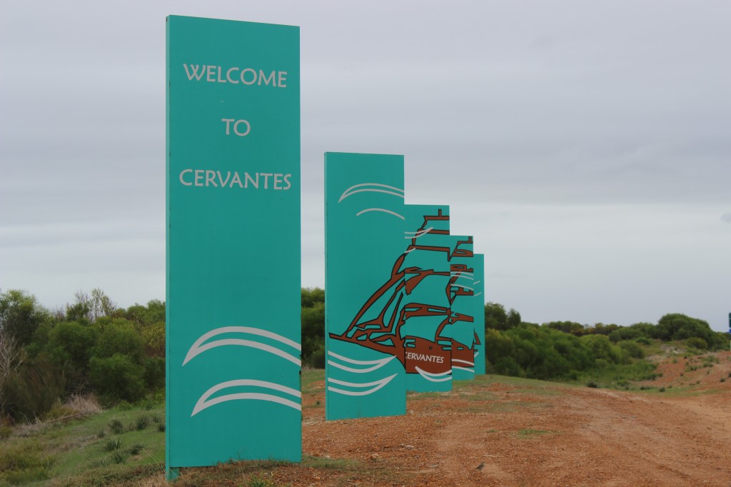 Cervantes Welcome Sign