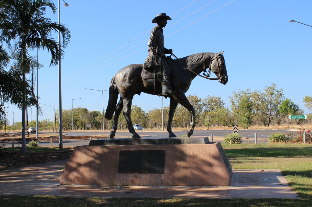 Stockman Statue in Katherine