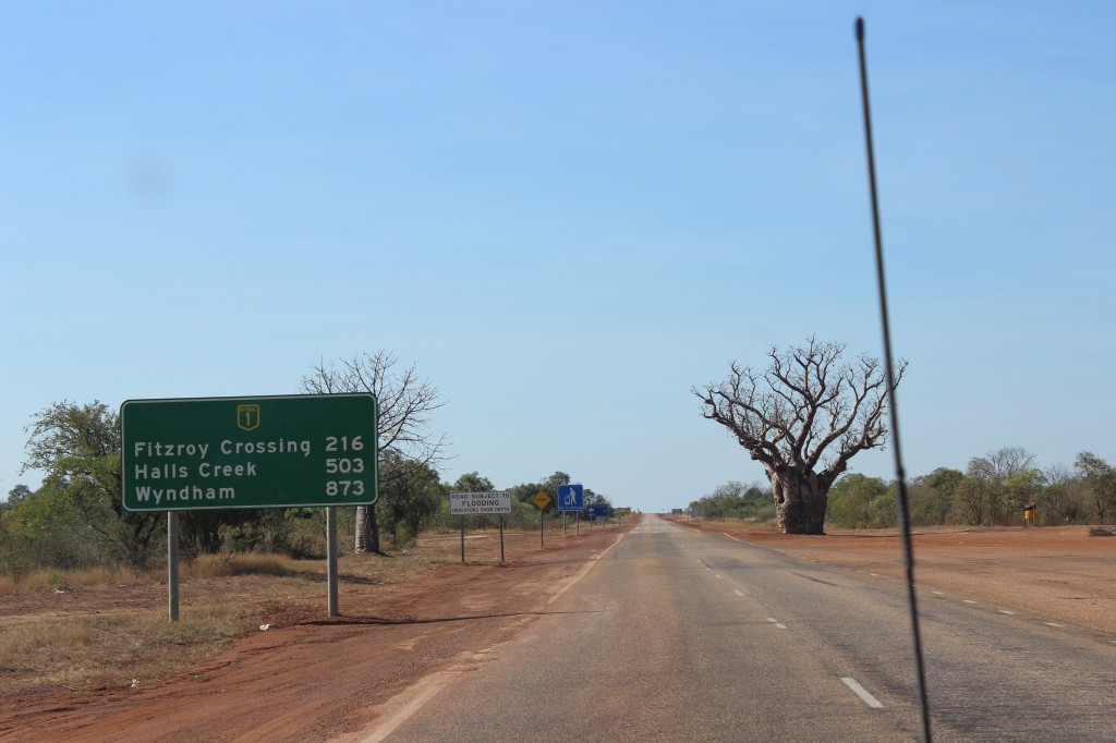 Start of the Fitzroy Crossing