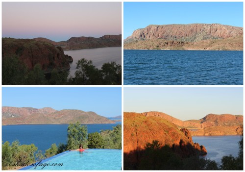Manmade Lake Arygle, dammed the Ord River in The Kimberly, North West Australia