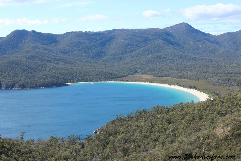 View of Wineglass Bay from Lookout