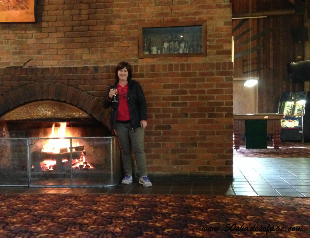 Cosy Warm Fireside at the Derwent Bridge Hotel