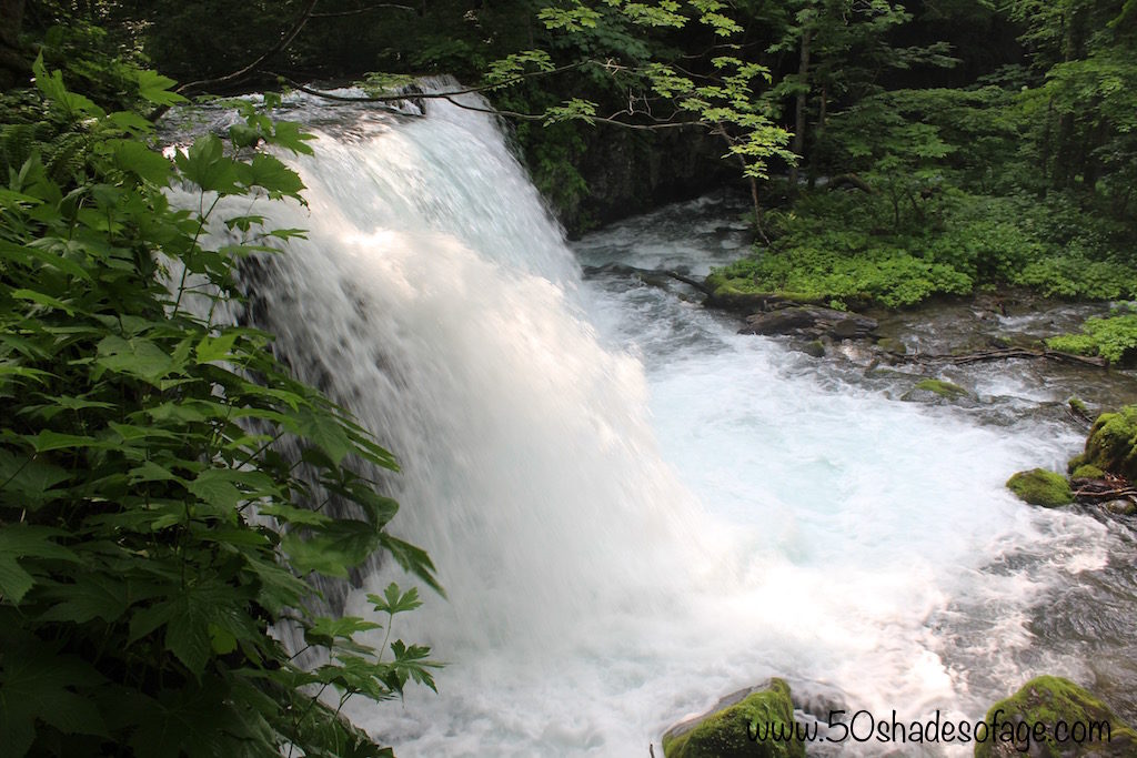 Big Waterfall at Oirase River Gorge, Aomori