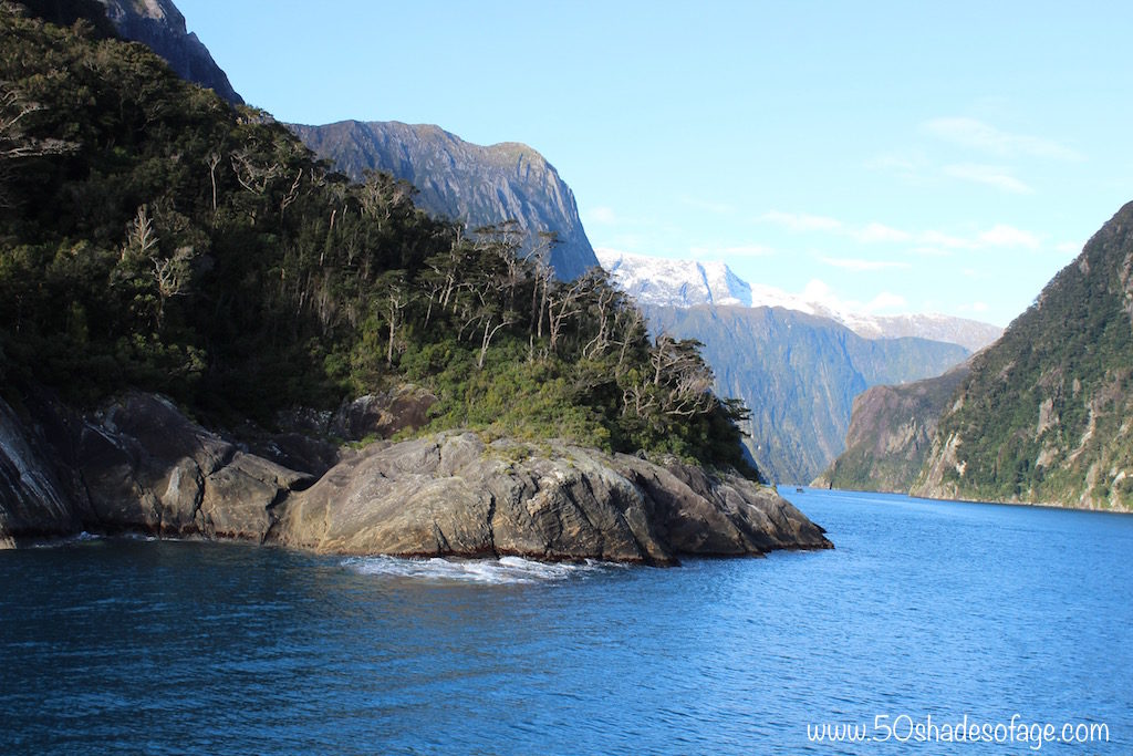Entrance to Milford Sound from the Tasman Sea