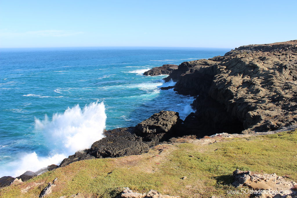Steep Cliff and Blowholes
