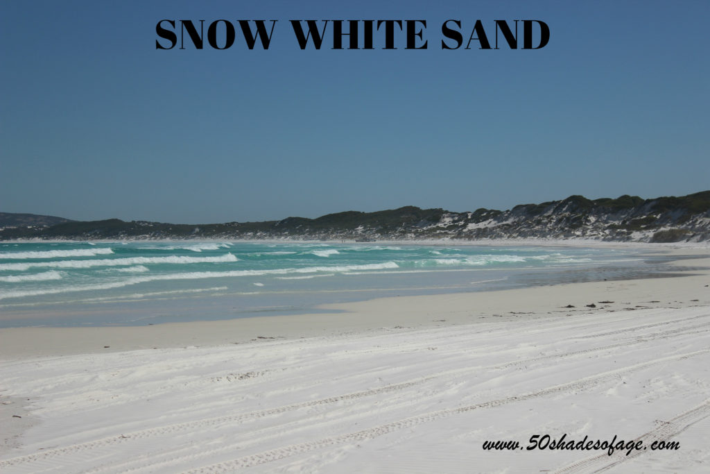 Whitest of whitest sand on Wharton Beach, Duke of Orleans Bay, Esperance WA